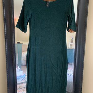 Prana Boat Neck Dress - 3/4 sleeves - Reversible